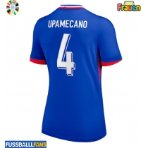 Frankreich Dayot Upamecano #4 Heimtrikot Frauen EM 2024 Kurzarm